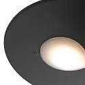 Faro Luminaria de pared para exteriores LOTUS rígido, indirecta LED IP65, plomo oscuro 