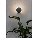Faro Luminaria de pared para exteriores LOTUS rígido, indirecta LED IP65, plomo oscuro 