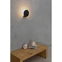 Faro Luminaria de pared para exteriores LOTUS rígido, indirecta LED IP65, plomo oscuro 