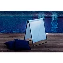 Faro Luminaria de pie para exteriores CADAQUÉS LED IP44, plomo oscuro 