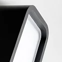 Faro Luminaria de pared para exteriores MASK LED IP65, plomo oscuro 