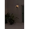 Faro Luminaria de pared para exteriores TWIST LED IP65, plomo oscuro 
