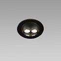 Faro Luminaria empotrable en suelo TRAS 4L / 13° / 700MA de 4 llamas, rígido, sin marco IP67, negro mate regulable