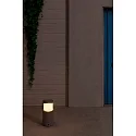 Faro Luminaria de caminos BLOCK 350 E27 IP65, gris hormigón 