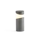 Faro Luminaria de caminos BLOCK 350 E27 IP65, gris hormigón 