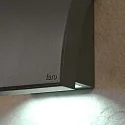 Faro wall luminaire PROA GU10 IP44, dark grey 