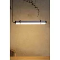 Faro Luminaria colgante SCUBA LED IP66, cromo 
