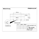 LED Damp-proof luminaire, 25W, 4000K, 2800lm, IP50, opal, white