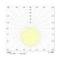 Frisch-Licht Luminaria para locales húmedos AWL117150A.2884 corto, conmutable IP50, blanco 