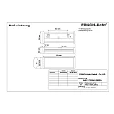 Frisch-Licht Luminaria para locales húmedos AWL117850A.2983DA controlable por DALI, convexo IP40, blanco regulable