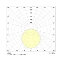 Frisch-Licht Luminaria para locales húmedos AWL117850A.2983DA controlable por DALI, convexo IP40, blanco regulable