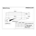 Frisch-Licht Luminaria para locales húmedos AWL137050A.4583 medio, conmutable IP50, blanco 