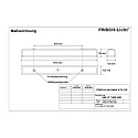 Frisch-Licht Luminaria para locales húmedos AWL137150A.4583 medio, conmutable IP50, blanco 