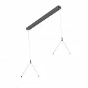 Marquesina FL-PLN232063MPS.8284L / FL-PLN242063MPS.8584L con fuente de alimentación, multipower, negro