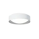 Luminaria de pared y techo PREMIUM ARCHITEKTUR Ø 30,8cm redondo IP40, blanco, gris metálico 