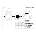 Frisch-Licht Luz downlight EDL2201MP.0983DA redondo, controlable por DALI, UGR < 19, microprismático IP44, blanco regulable