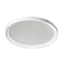 Luminaria empotrable Ø 17cm redondo, controlable por DALI IP65, blanco regulable 15W 1800lm 3000K 70° 70°