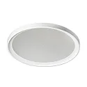 Luminaria empotrable Ø 17cm redondo, conmutable, microprismático IP65, blanco  15W 1800lm 4000K 60° 60°
