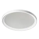 recessed luminaire Ø 22,5cm round, switchable, microprismatic IP65, white  20W 2500lm 4000K 60° 60°