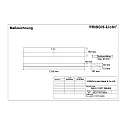 Frisch-Licht Luminaria fluorescente ERL131151T.3884DA controlable por DALI, radiación asimétrica IP20, blanco regulable