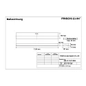 Frisch-Licht Luminaria fluorescente ERL131151T.3884 radiación asimétrica, conmutable IP20, blanco 