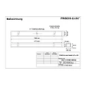 Frisch-Licht Luminaria para puestos de trabajo con pantalla ERL131210MP.3983DA controlable por DALI, UGR < 19, microprismático IP40