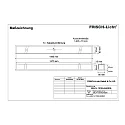 Frisch-Licht Luminaria empotrable ERL141210A.5483DA controlable por DALI IP40, blanco regulable 51W 5400lm 3000K 115° 115°