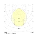 Luminaria de superficie HFL433240HS.39084 conmutable IP40, blanco 