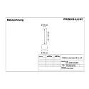 Luminaria colgante KPL6300G.2884ED conmutable IP40, acero cepillado 