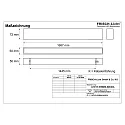 Frisch-Licht Viga luminosa MICROPAL®, UGR<19 / 1687MM / 830 versión de montaje en superficie, controlable por DALI, directa IP40