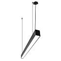 Viga luminosa MICROPAL®, UGR<19 / 1687MM / 840 controlable por DALI, directa, con juego de suspensión IP40, negro regulable