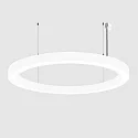pendant luminaire Ø 150CM CCT Switch, direct / indirect, UGR < 19, multipower, ring shape IP40, white 