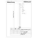 Frisch-Licht Accesorio Suspensión por cuerda MICROPAL®, UGR<19 / DIRECT mecánico, blanco