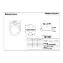 Frisch-Licht Luz downlight SDL2451A.1584DA redondo, controlable por DALI IP40, blanco regulable