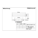 Frisch-Licht Luminaria de espejo SPL111460A.1483 pequeño, conmutable IP40, blanco 