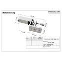 Frisch-Licht Pinza de mesa (FL-STL2063MA.15484…) 12-80MM ajustable, plata