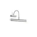Luminaria para cuadros GRIT-30 inclinable E14 IP20, níquel mate regulable