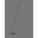 floor lamp YORI-S swivelling, rotatable, controllable with gestures IP20, black dimmable