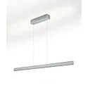 Luminaria colgante RUNA-132 Arriba-Abajo, Tunable White, ajustable IP20, níquel mate regulable