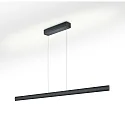Luminaria colgante RUNA-152 Arriba-Abajo, Tunable White, ajustable IP20, negro regulable