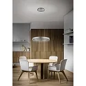 Knapstein Luminaria colgante SARA-60 Arriba-Abajo, Tunable White, ajustable IP20, níquel mate regulable
