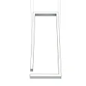 Knapstein Luminaria colgante MARISA-60 Arriba-Abajo, Tunable White, controlable con gestos IP20, níquel mate