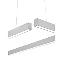 Knapstein Luminaria colgante MARISA-60 Arriba-Abajo, Tunable White, controlable con gestos IP20, níquel mate