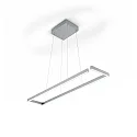 Luminaria colgante MARISA-100 Arriba-Abajo, Tunable White, controlable con gestos IP20, níquel mate