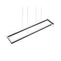 Knapstein Luminaria colgante MARISA-100 Arriba-Abajo, Tunable White, controlable con gestos IP20, negro