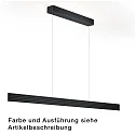 pendant luminaire FARA-92 up / down, tunable white, controllable with gestures IP20, nickel matt