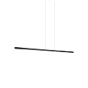 Knapstein Luminaria colgante LINDA-192 IP20, negro regulable