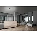 Knapstein Luminaria colgante ELIN IP20, negro regulable