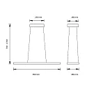 Knapstein Luminaria colgante ELIN IP20, negro regulable