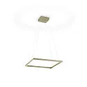 pendant luminaire NIKA-60 up / down, square, adjustable, controllable with gestures IP20, bronze dimmable